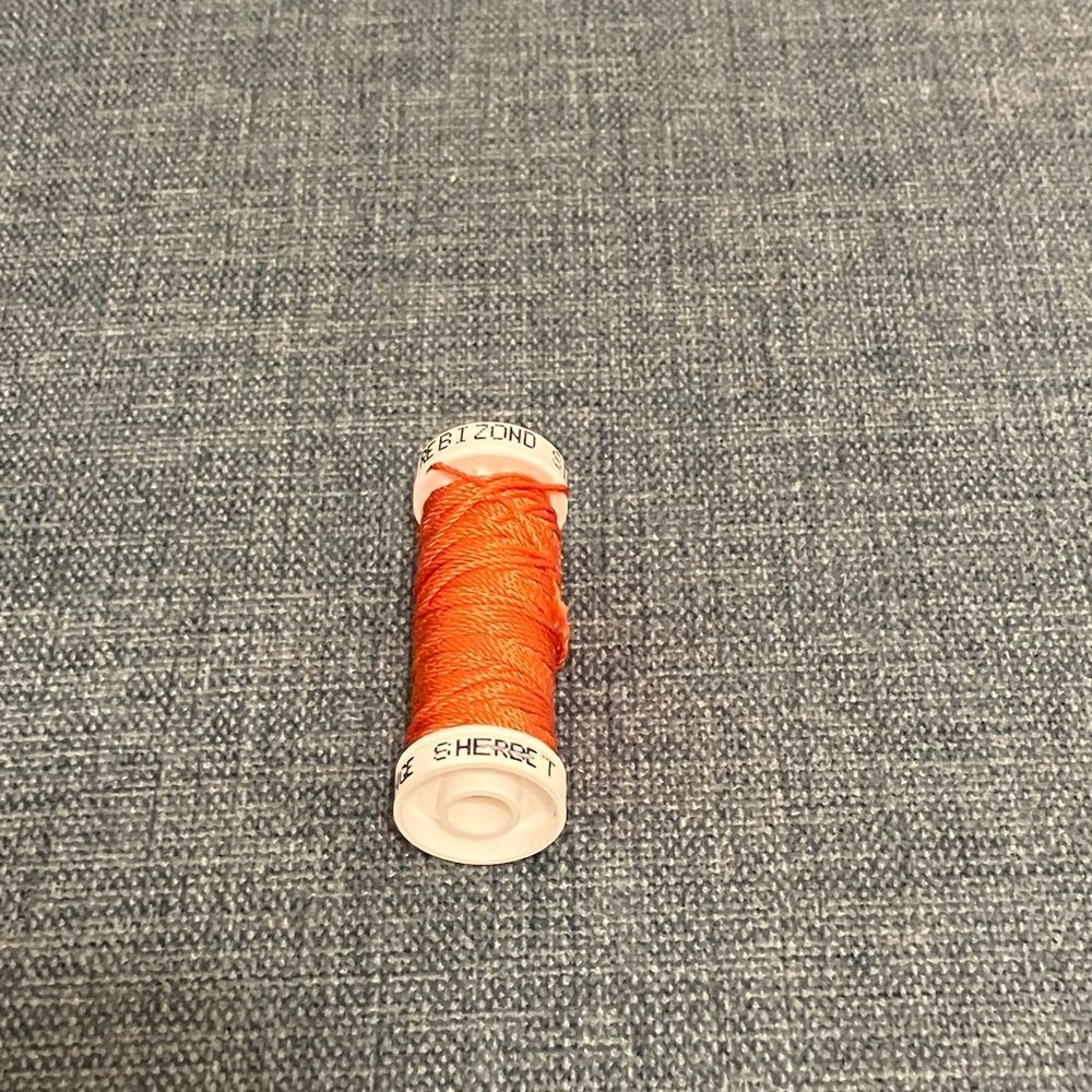 Orange Needlepoint Thread Yarn